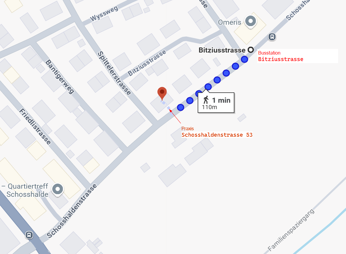 Praxis: Schosshaldenstrasse 53, 3006 Bern